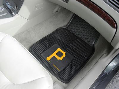 MLB - Pittsburgh Pirates Heavy Duty 2-Piece Vinyl Car Mats
