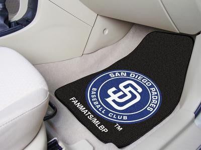 MLB - San Diego Padres 2 Piece Front Car Mats