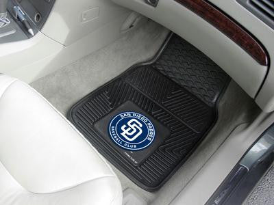 MLB - San Diego Padres Heavy Duty 2-Piece Vinyl Car Mats