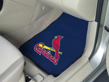 MLB - St Louis Cardinals 2 Piece Front Car Mats