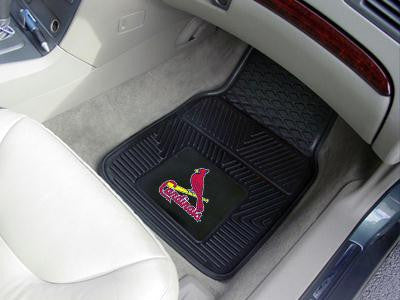 MLB - St Louis Cardinals Heavy Duty 2-Piece Vinyl Car Mats