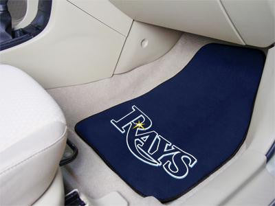 MLB - Tampa Bay Rays 2 Piece Front Car Mats