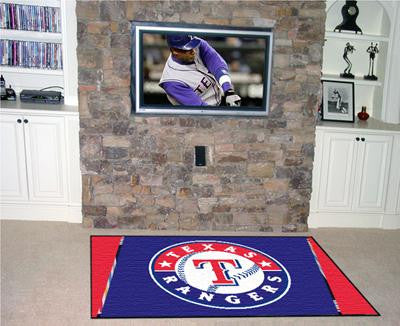 MLB - Texas Rangers  5 x 8 Rug