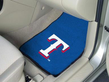 MLB - Texas Rangers 2 Piece Front Car Mats