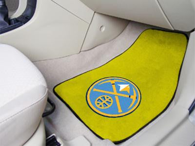 NBA - Denver Nuggets 2 Piece Front Car Mats