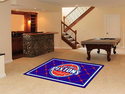 NBA - Detroit Pistons  5 x 8 Rug