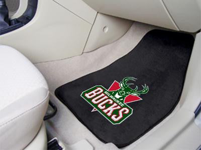 NBA - Milwaukee Bucks 2 Piece Front Car Mats