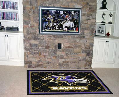 NFL - Baltimore Ravens  5 x 8 Rug