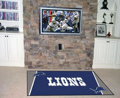 NFL - Detroit Lions  5 x 8 Rug