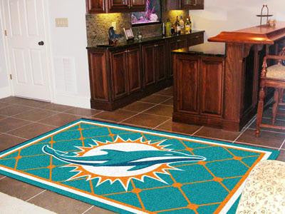 NFL - Miami Dolphins  5 x 8 Rug