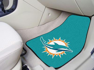 NFL - Miami Dolphins 2 Piece Front Car Mats