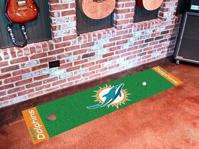 NFL - Miami Dolphins Golf Putting Green Mat