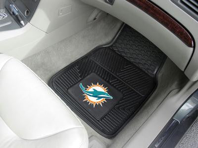 NFL - Miami Dolphins Heavy Duty 2-Piece Vinyl Car Mats