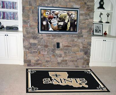 NFL - New Orleans Saints  5 x 8 Rug