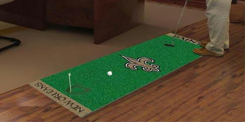 NFL - New Orleans Saints Golf Putting Green Mat