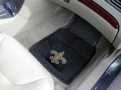 NFL - New Orleans Saints Heavy Duty 2-Piece Vinyl Car Mats