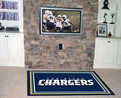 NFL - San Diego Chargers  5 x 8 Rug