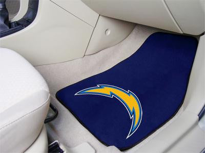 NFL - San Diego Chargers 2 Piece Front Car Mats