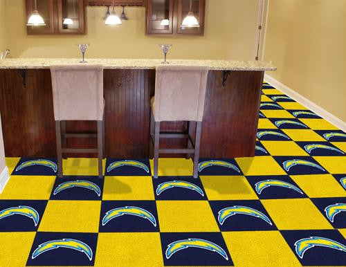 NFL - San Diego Chargers Carpet Tiles