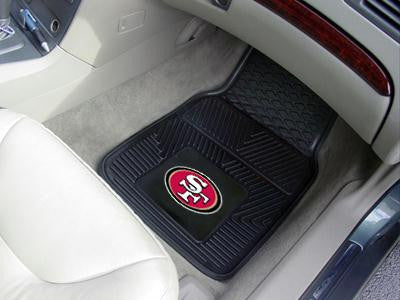 NFL - San Francisco 49ers Heavy Duty 2-Piece Vinyl Car Mats