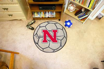 Nicholls State University Soccer Ball Rug