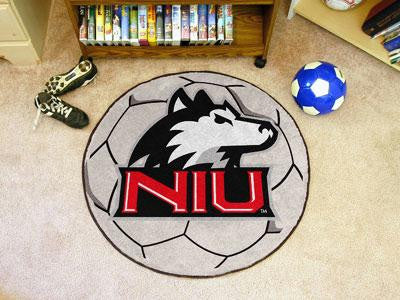 Northern Illinois University Soccer Ball Rug