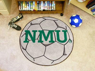 Northern Michigan University Soccer Ball Rug