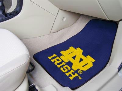 Notre Dame 2 Piece Front Car Mats