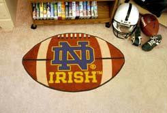 Notre Dame Football Rug