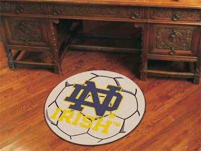 Notre Dame Soccer Ball Rug