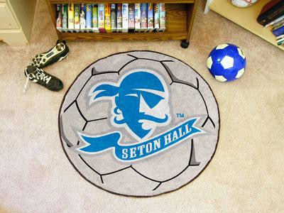 Seton Hall University Soccer Ball Rug