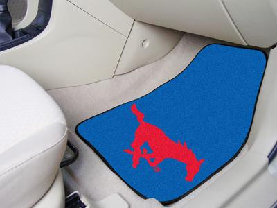 Southern Methodist University 2 Piece Front Car Mats