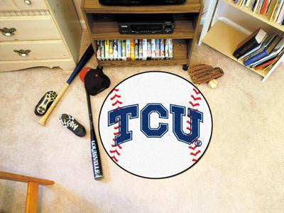 Texas Christian University  Baseball Rug