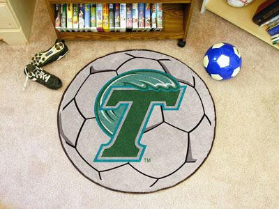 Tulane University Soccer Ball Rug