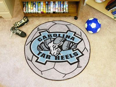 UNC University of North Carolina - Chapel Hill Soccer Ball Rug