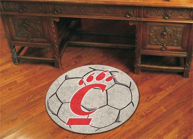 University of Cincinnati Soccer Ball Rug