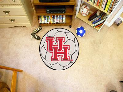 University of Houston Soccer Ball Rug