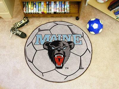 University of Maine Soccer Ball Rug