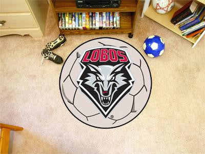 University of New Mexico Soccer Ball Rug