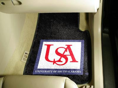 University of South Alabama 2 Piece Front Car Mats