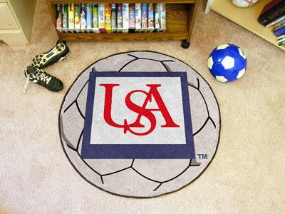 University of South Alabama Soccer Ball Rug