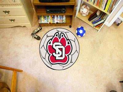 University of South Dakota Soccer Ball Rug