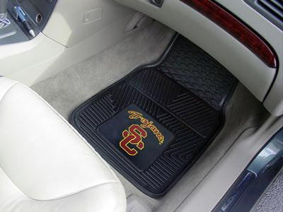 University of Southern California Heavy Duty 2-Piece Vinyl Car Mats