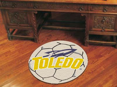 University of Toledo Soccer Ball Rug