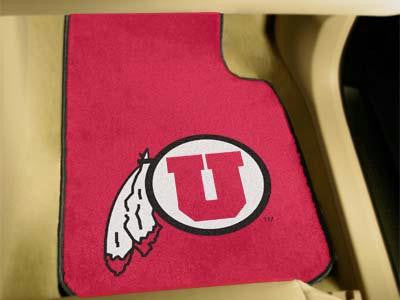 University of Utah 2 Piece Front Car Mats