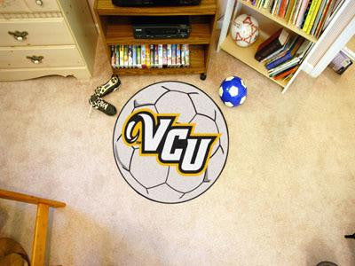 Virginia Commonwealth University Soccer Ball Rug