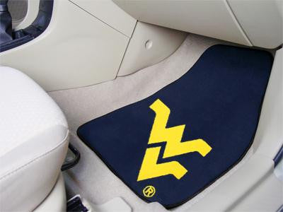 West Virginia University 2 Piece Front Car Mats