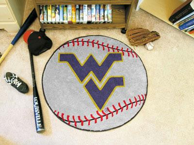 West Virginia University Baseball Rug