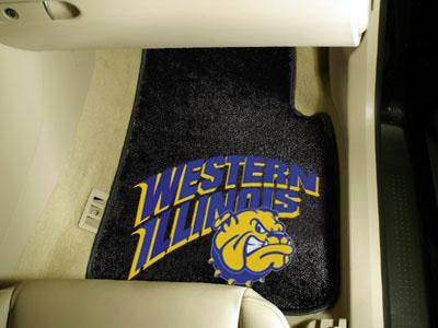 Western Illinois University 2 Piece Front Car Mats