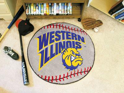 Western Illinois University Baseball Rug